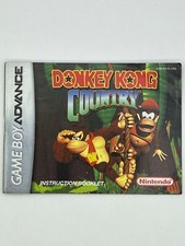 Donkey Kong Country Game Boy Advance Manual ONLY.