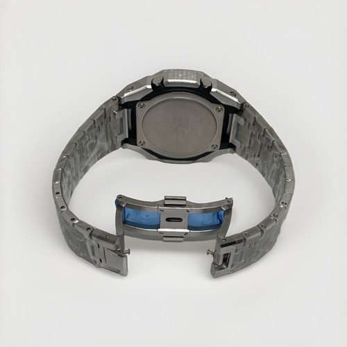 Casio G-Shock GA-2100TLS-8AER Mirror Reflection Custom Steel Case Mod Men's Gift - 第 7/7 張圖片