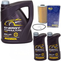 MotoröL Set Mannol Energy Formula Pd 5W-40 7 Liter + ÖLfilter FüR Bmw 3Er 325Tds