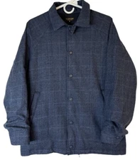 A Vontade Old Potter Navy Jacket Mens Medium Rain Coat Vent Back Made In Japan