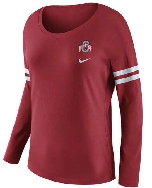 Nike Women’s Ohio State Tailgate Football Long Sleeve Jersey Shirt
