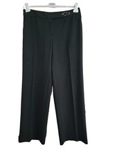 Armani Collezioni Black Wide Leg Dress Pants Slacks Trousers Women's Size 10 EUC