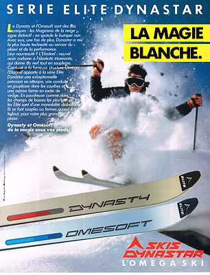 WERBUNG WERBUNG 084 1983 DYNASTAR sksi OMEGASKI