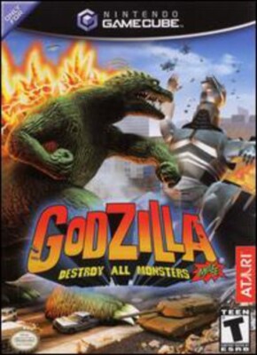 Godzilla-Destroy All Monsters - Nintendo GameCube, 2002 | Disc Only | Resurfaced