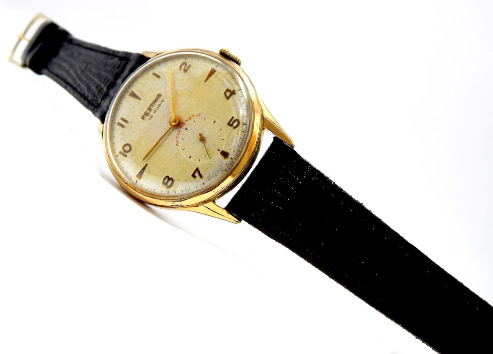 Watch FESTINA Hand Winding 198 Jewels 1950c Men 35mm Not Working Needs Review - Image 2 of 4