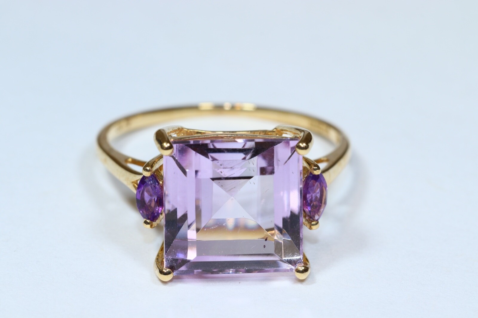 14k Amethyst Gold Ring - image 2