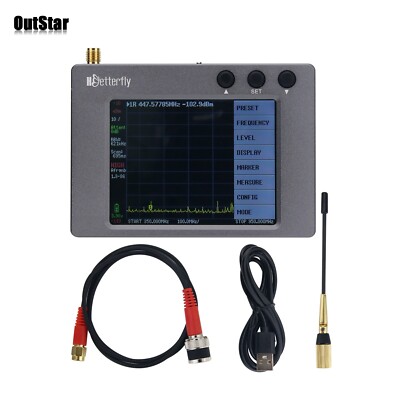 3.2'' KN800 Plus 350MHz-950MHz Mic Interference Signal Analyzer Frequency Meter