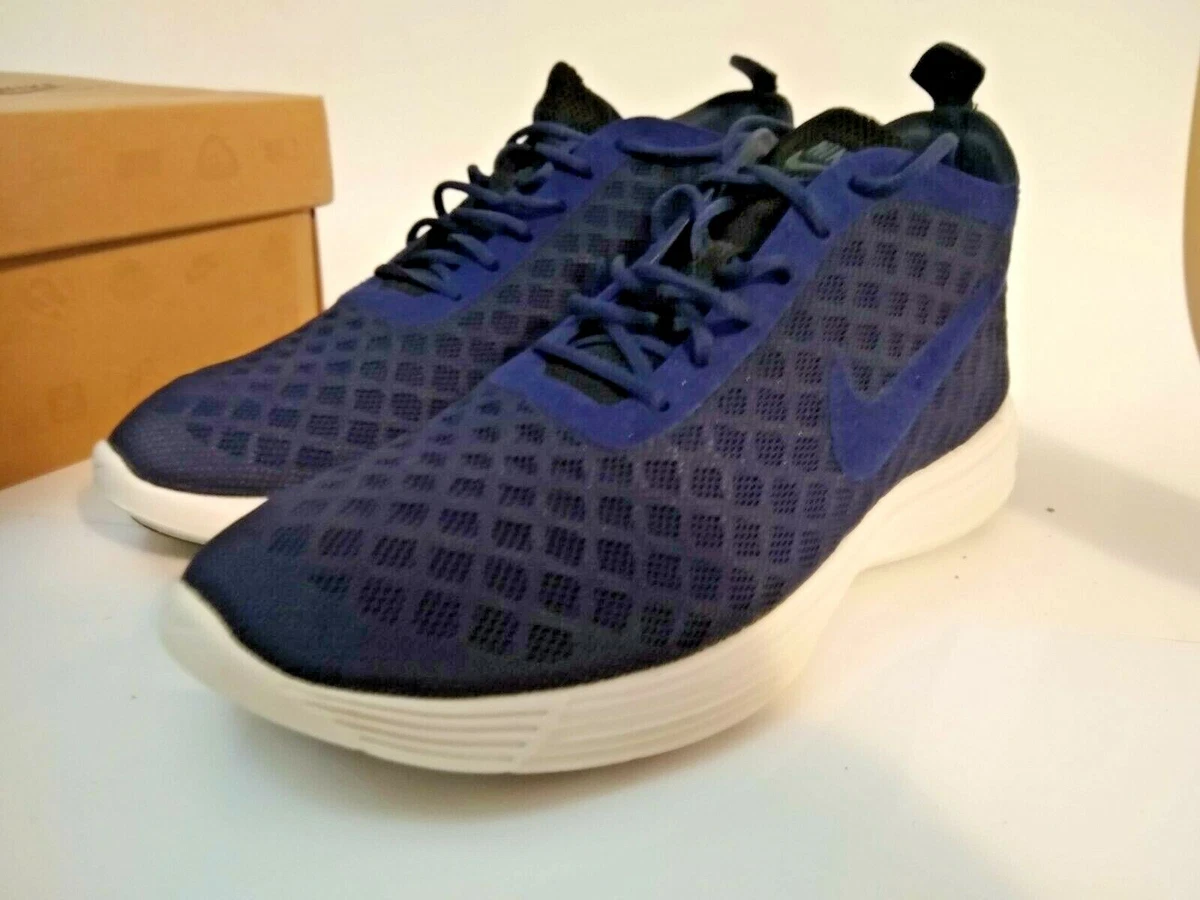 ticket Prelude Kapper Nike Lunar Rejuven8 Mid BLUE NAVY Size 9 VNDS 100% Authentic | eBay