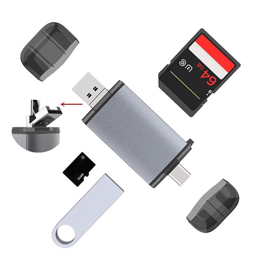 Multifunktionaler Kartenleser 6-in-1- -C-OTG-Lesegerät Für Computer - Photo 4/11