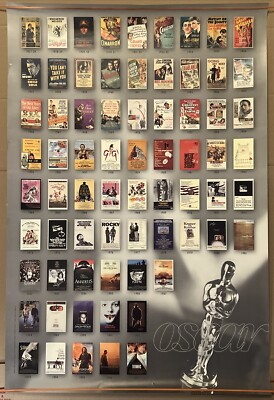 Vintage 1998 70th Anniversay Oscar Hollywood Award Ceremony Movie Poster 27x40