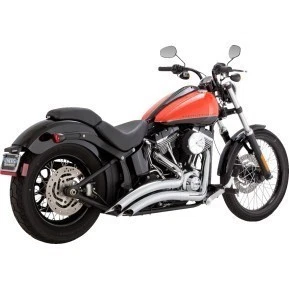 Sistema de escape de radio grande 2 en 2 VANCE & HINES 26079 - Cromo Foto 2 de 2
