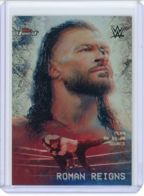 2025 TOPPS FINEST WWE DOUBLE EXPOSURE ROMAN REIGNS - CASE HIT