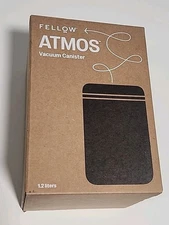 Fellow Atmos Vacuum Coffee Canister & Food Storage 1.2 Liters, Matte Black  