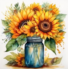 DYAIANGMU Sunflower Paint by Numbers Kit for Adults Beginner,Paint by Number Kit
