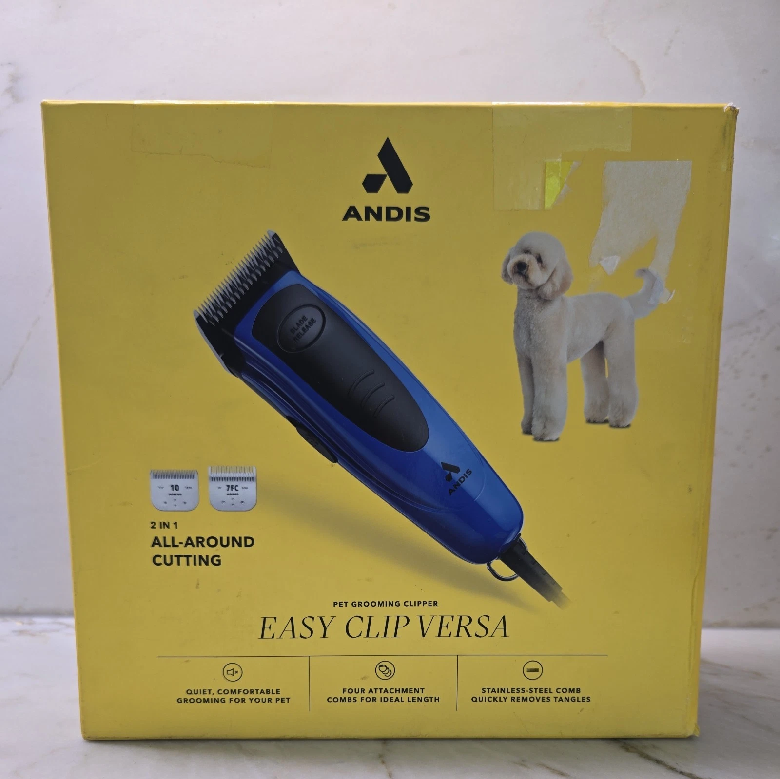 Andis Easy Clip Versa Pet Grooming Clipper Kit - OPEN BOX