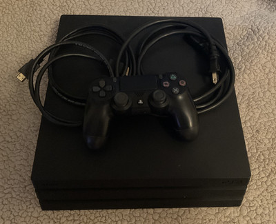 Sony PlayStation 4 Pro 1TB - Black - Controller, HDMI & Power Cord Included -