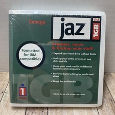 Iomega Jaz 1GB Disk PC Formatted New Sealed