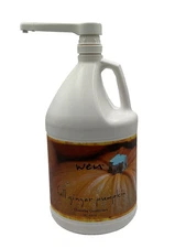 WEN Cleansing Conditioner 128 oz /3.7 L Fall Ginger Pumpkin New +Pump Inside