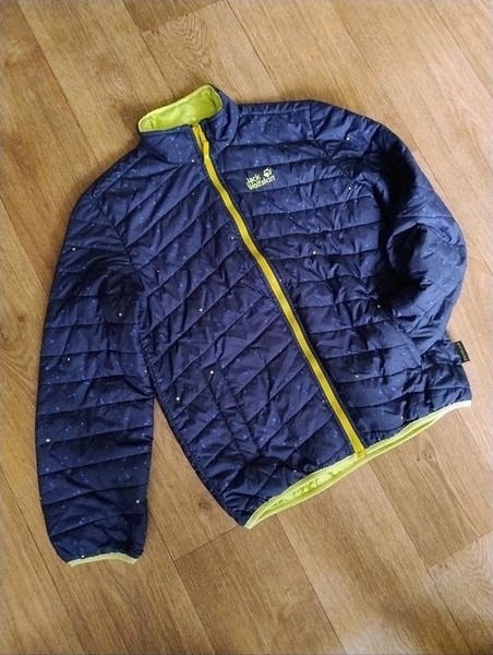 Men Jack Wolfskin Jacket Yellow Polyester 36 / S /