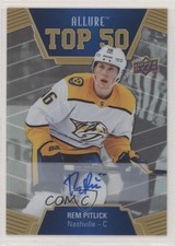 2019-20 Upper Deck Allure Top 50 Blue Auto Rem Pitlick #T50-28 Auto 0i5j