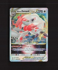 Carta Pokemon promozionale Hisuian Zoroark VSTAR SWSH298 spada e scudo stella nera LP