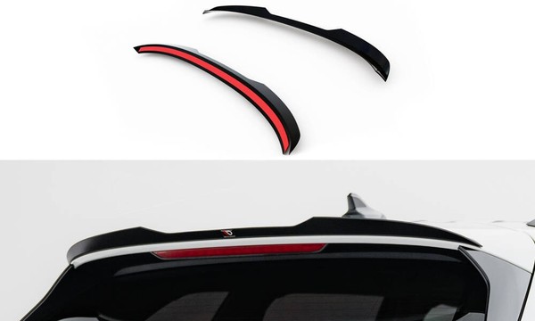 Spoiler CAP FüR Volkswagen Passat B9 Heckspoiler Dachspoiler Schwarz-image