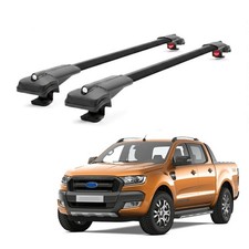 Für Ford Ranger P375 2011-2022 Abschließbare Dachträger, 2 Stück Querträger -...
