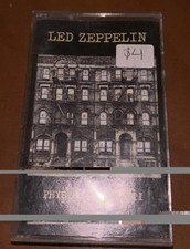 Led Zeppelin Physical Graffiti Cassette USED - Swan Song CS 2-200