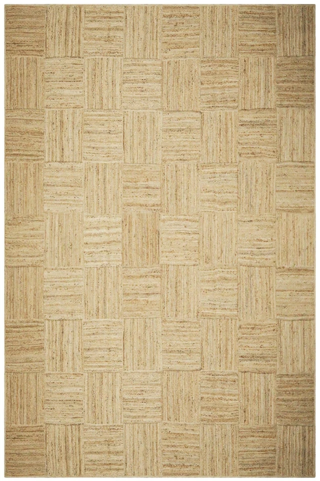 Beige Hand Braided Kitchen Runner Jute Area Rug Living Room runner Carpet 5x7 ft - Image 2 of 4