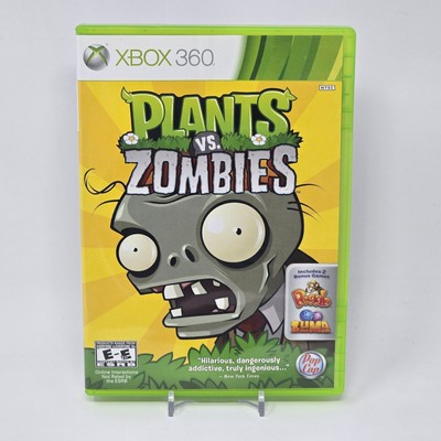 Plants vs. Zombies + Peggle + Zuma (Xbox 360) Case & Disc TESTED