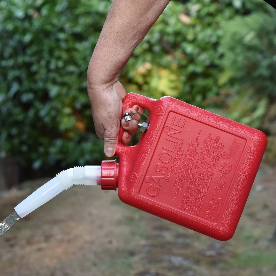 CM Concepts® Replacement Gas Fuel Can Long Spout (Nozzle) Chrome Vent Kit-4 Kits - Image 3 of 4