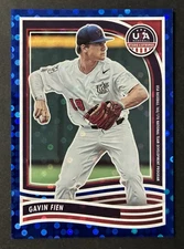 2024 Panini Stars and Stripes - (Gavin Fien) Blue Dot (63/149) Rangers #162