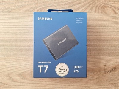 Samsung SSD T7 Portable 4TB / V-NAND / USB 3.2 Gen2 / MU-PC4T0T/WW /  NEU&OVP 