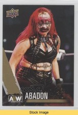 2021 Upper Deck AEW All Elite Wrestling Gold Abadon #22 READ 6f8