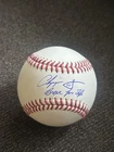 Chipper Jones Signed Baseball with inscription "Braves For Life" Beckett Cert