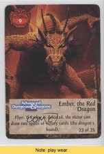 1994 Spellfire: Master Magic First Edition Ember the Red Dragon #23 READ 0b5