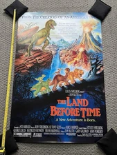 THE LAND BEFORE TIME ORIGINAL DS ONE SHEET 1988 27"x40" - ROLLED