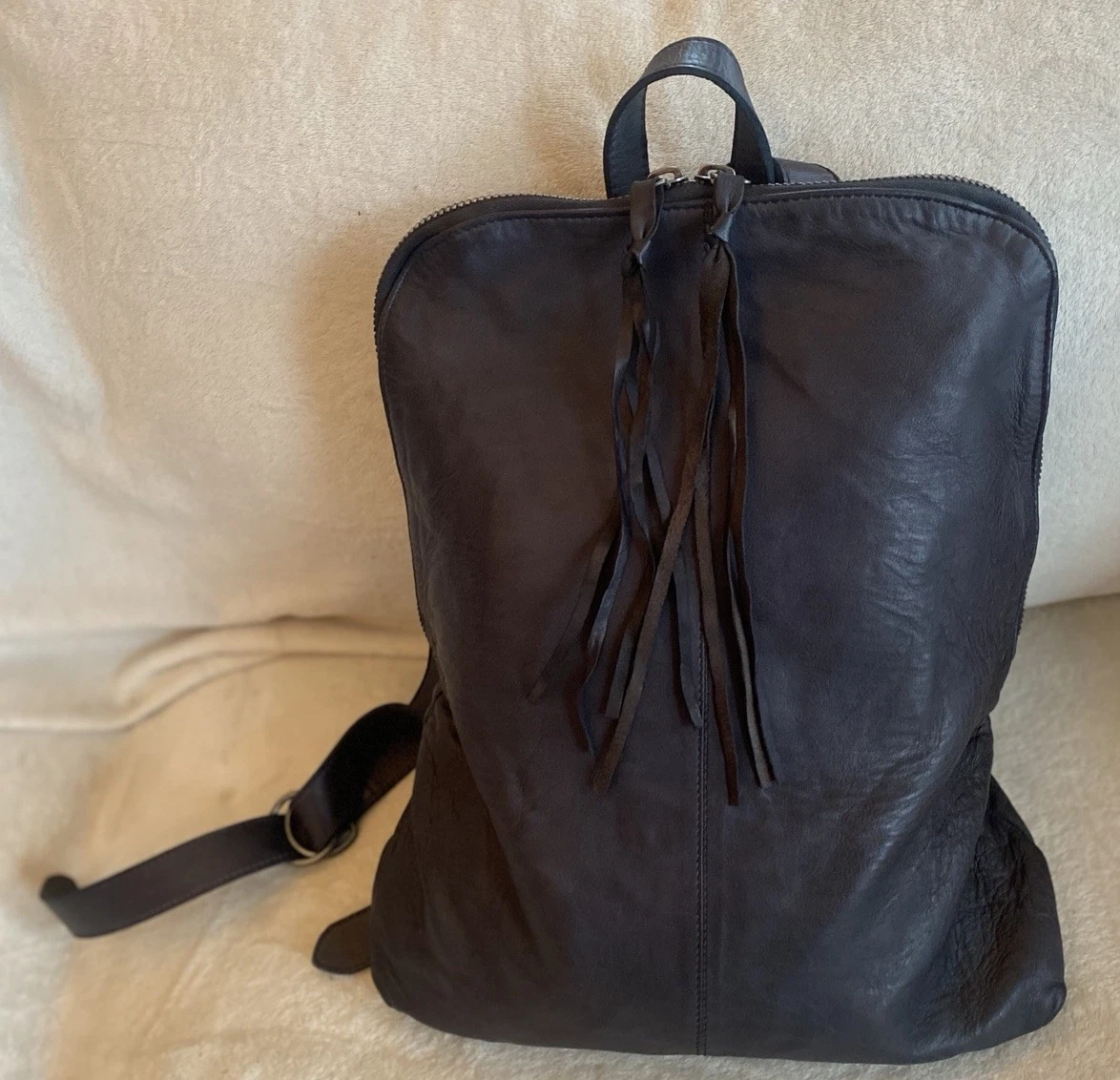 Free People **LEATHER** NWT Goldie Backpack (Black) Retail $398 Free People **LEATHER** NWT Goldie Backpack (Black) Retail  main image 3