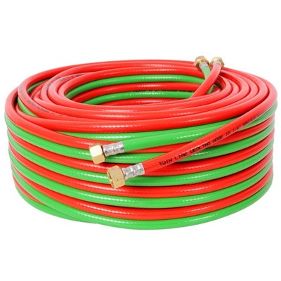 Oxygen Acetylene Hose fittings Welding Cutting Torch Twin Hose 1/4-In 1/4-Inch