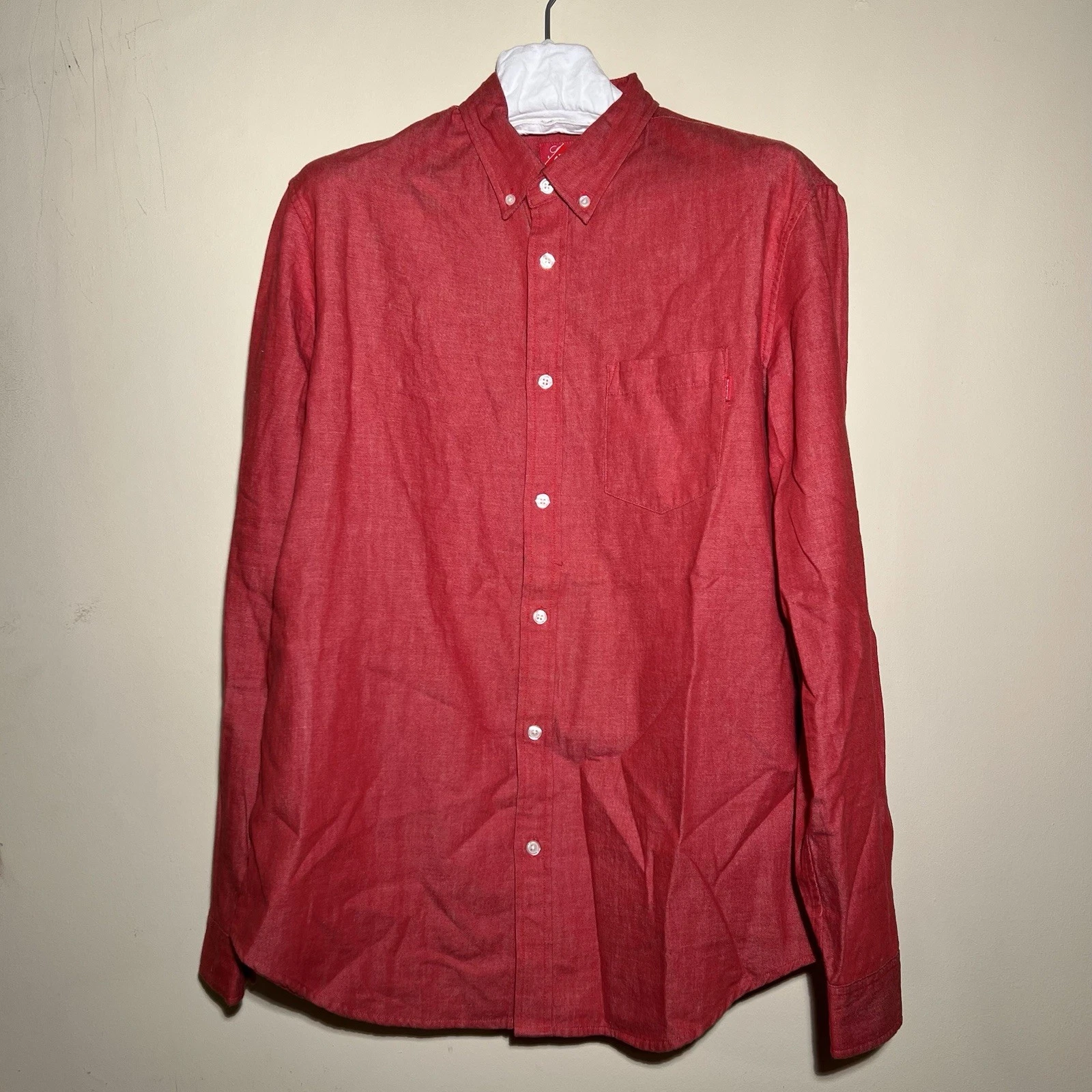 CHEMISE EN JEAN SS12 SUPREME ROUGE LARGE 2012
