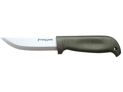 Cold Steel Finn Hawk Fixed Blade Knife 4'' Drop Point 4116 Krupp Satin Blade TPR