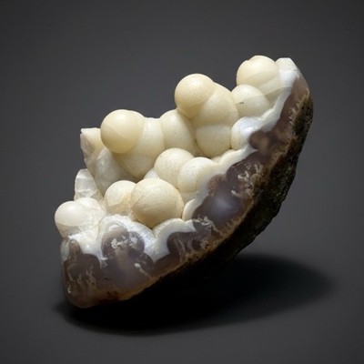 Botryoidal Chalcedony Moss Agate Mineral Cabinet Specimen | West Java, Indonesia