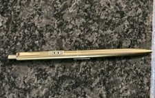 Penna a sfera vintage Papermate tono oro doppio cuore USA profilo sottile elegante