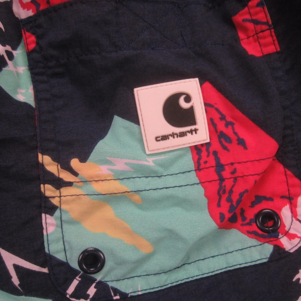 Baúl de baño Carhartt WIP para hombre pequeño multi AOP trabajo en progreso Drift Board Shorts Foto 3 de 4