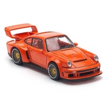 Pop Race 1:64 Porsche Singer DLS Turbo Study Orange Diecast Model Car PR640131