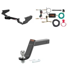 CURT Trailer Hitch Tow Package Class 3 Receiver, Wiring, 45064 Ball Mount 13530