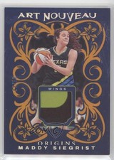 2024 Panini Origins WNBA Art Nouveau Memorabilia Gold 2/10 Maddy Siegrist 1l2