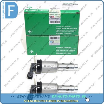 2PCS Oil Control Valve Engine Variable Timing Solenoid Vanos For 07-13 N52 BMW