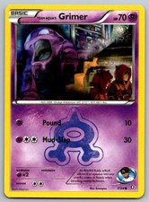 Team Aqua's Grimer Common Double Crisis 7/34 NM