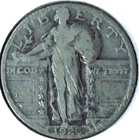 1926 STANDING LIBERTY QUARTER - 90% SILVER - 24.3 mm - QSL 218